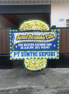 Papan Bunga Duka di Kabonena